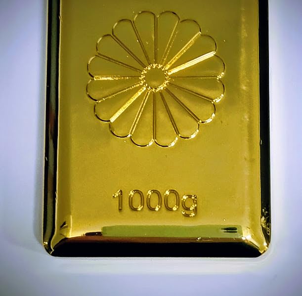 即決！ゴールドバー1KG 天皇陛下菊御紋 インゴット 999.9 GOLDBAR 金塊
